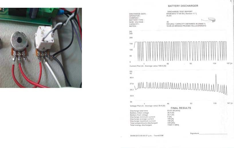 Potentiometer and discharge sheet