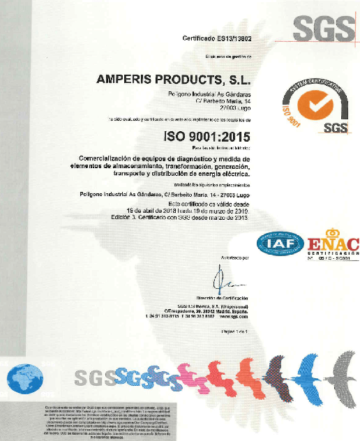 ISO 9001:2015 AMPERIS
